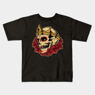 crown skull Kids T-Shirt